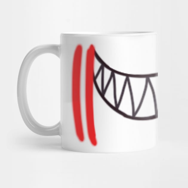 Red Stripe Shark Mouth by Studio 20Bones